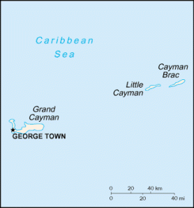 (Above: Map of the Cayman Islands)