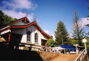 (Above: The Church in Adamstown, capital of the Pitcairn Islands)