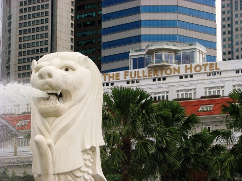 (Above: Singapore's symbolic representation of the 'big cat' ethos within global politics)